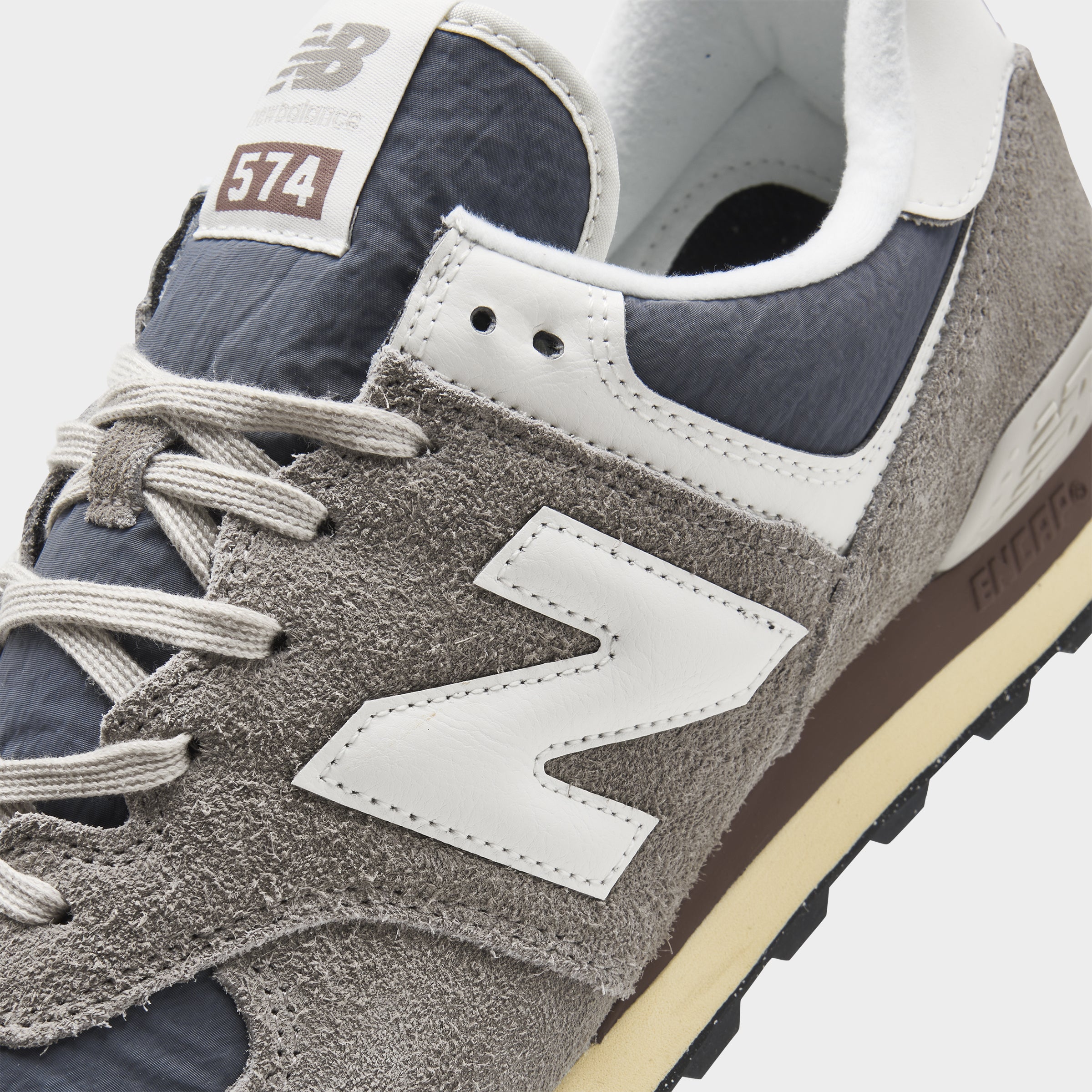 New Balance 574 Sneakers for Men & Women - Arid Stone/Sea Salt Colorway - Comfortable Running & Walking Shoes for Everyday Wear