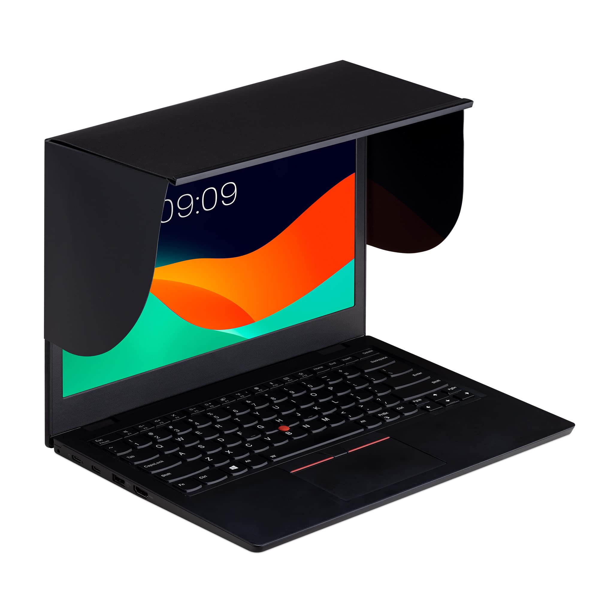 kwmobile Laptop Sun Shield - Anti-Glare Screen Protector for 13