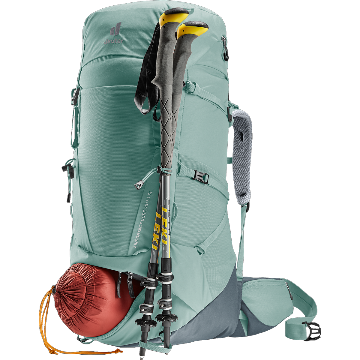 Aircontact Core 45+10 SL Backpack - Lightweight Hiking & Travel Backpack for Men & Women - Perfect for Outdoor Adventures, Camping & Trekking