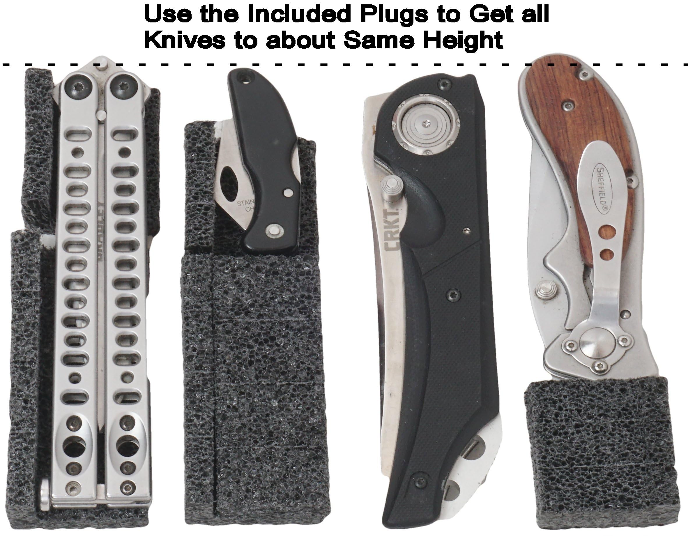 Case Club 28 Folding Knife Case - Hard Protective Travel Storage Organizer for Swiss Army Knives, Butterfly Knives & More | Lockable Rugged Design | Perfect for Camping, Hiking & Outdoor Adventures