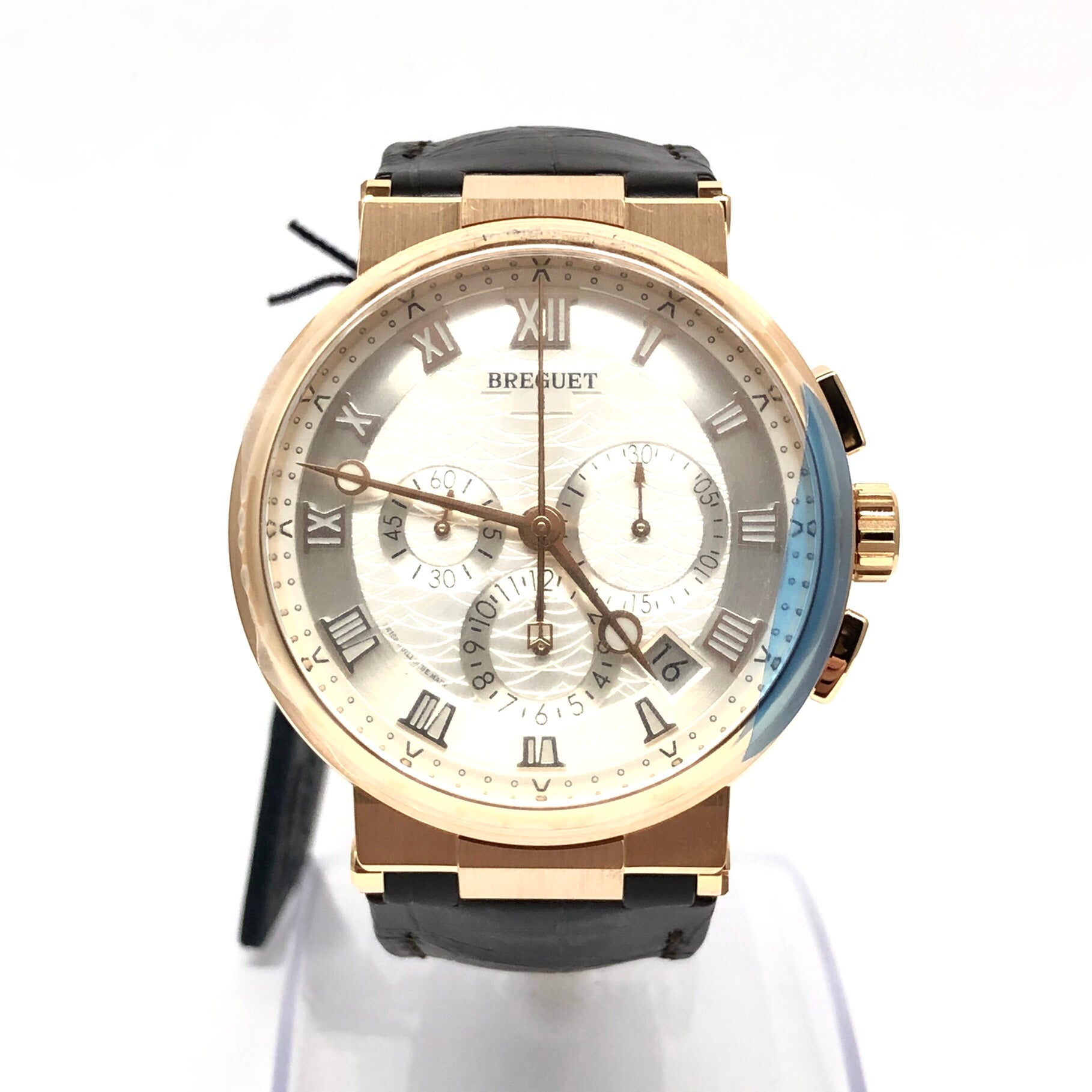 Breguet Marine 5527 Chronograph Men's Watch - 18K Rose Gold Luxury Timepiece for Diving, Sailing & Formal Occasions