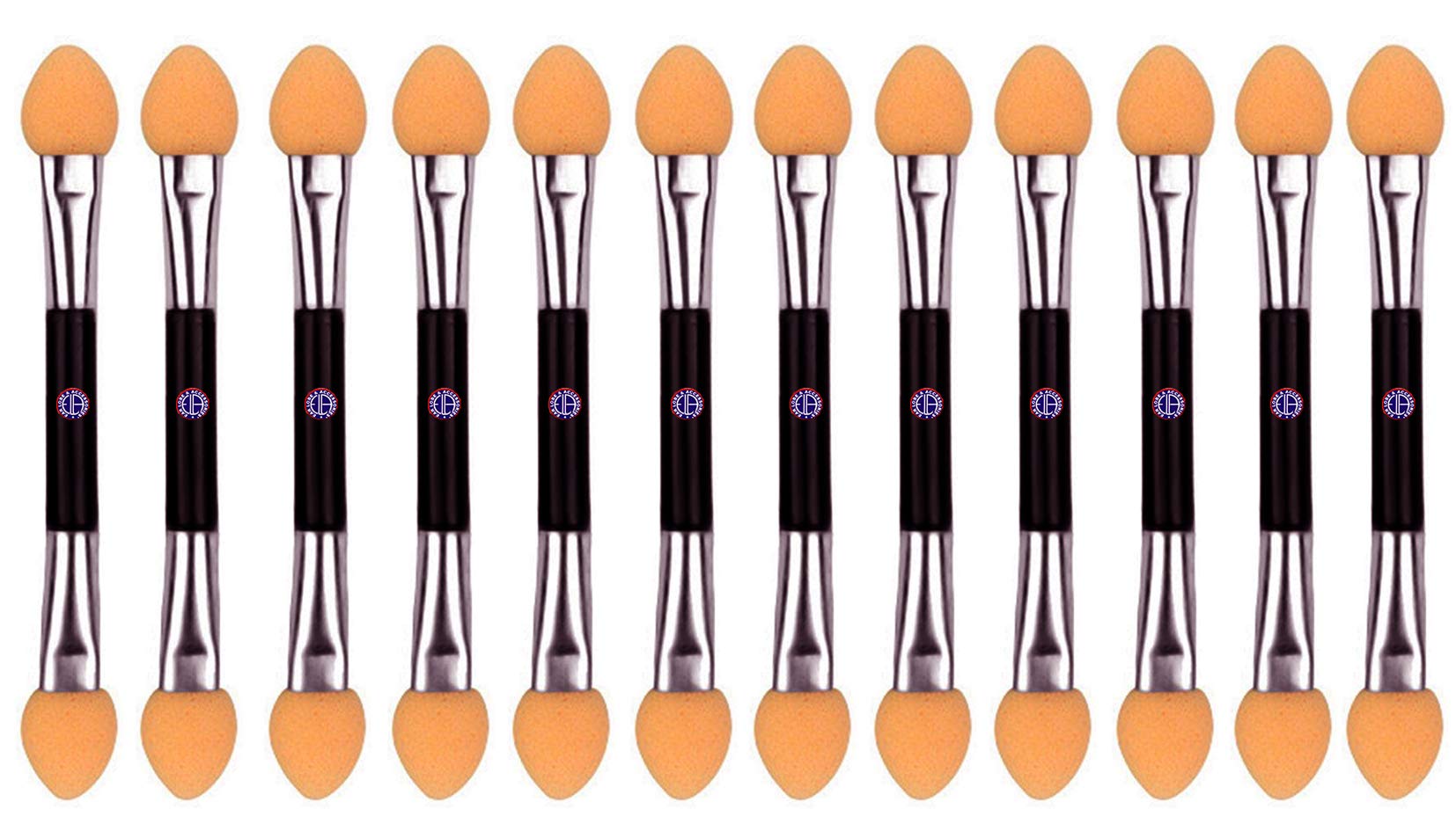 12-Pack Dual-Sided Eyeshadow & Nail Art Brushes with Fine Tip - Professional Makeup & Manicure Tools for Precise Application - Perfect for Home, Salon & Travel Use