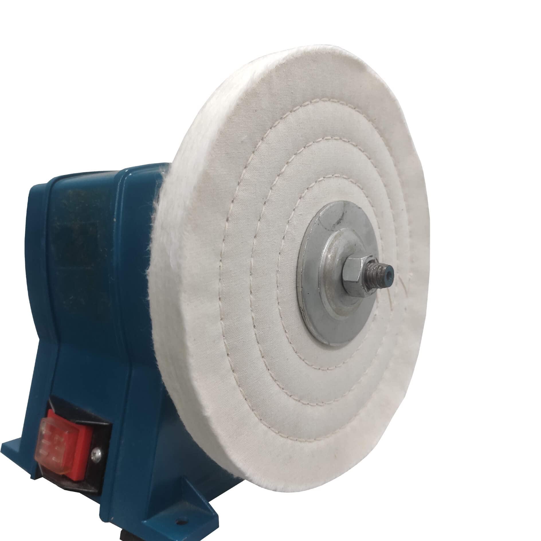 PURUI 3-Piece 8 Inch Polishing Buffing Wheel Kit for Bench Grinder - Sisal, Denim & Cotton Wheels (1/2