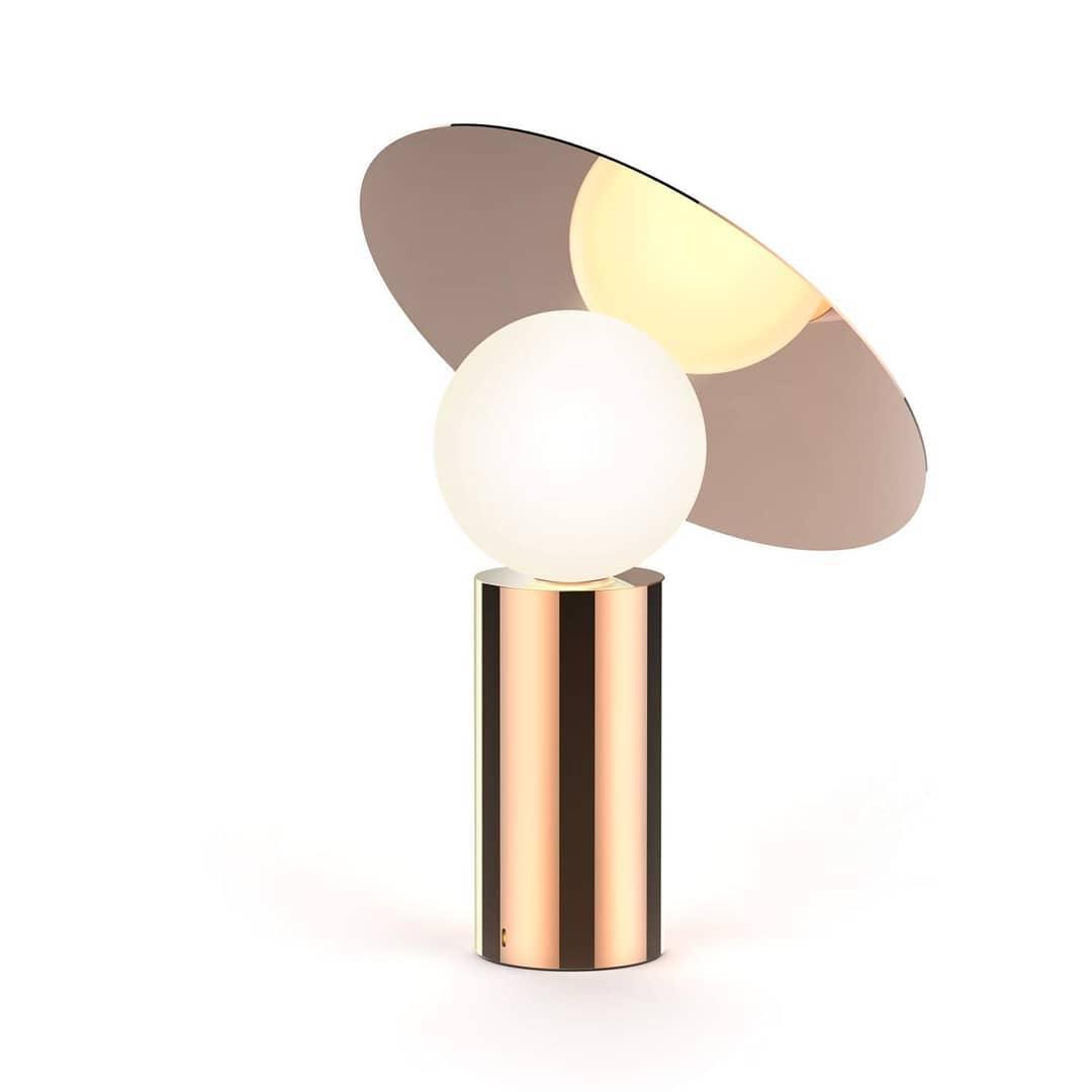 Modern Bola Disc Table Lamp - Minimalist LED Desk Light for Home Office, Bedroom & Living Room - Perfect for Reading, Working & Decoration