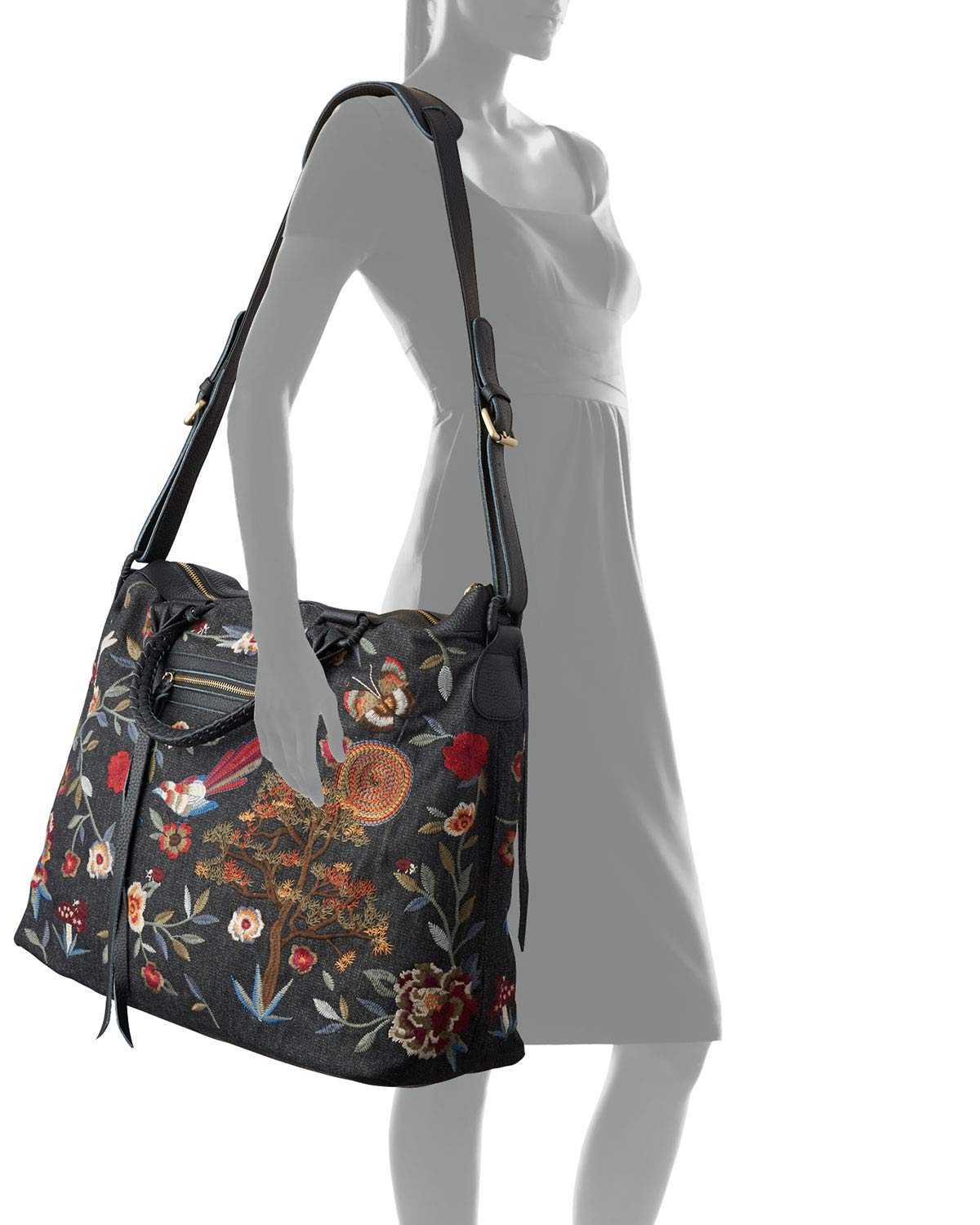 Johnny Was Boho Chic Crossbody Bag for Women - Stylish & Handcrafted Bohemian Purse for Everyday Use, Travel & Festivals