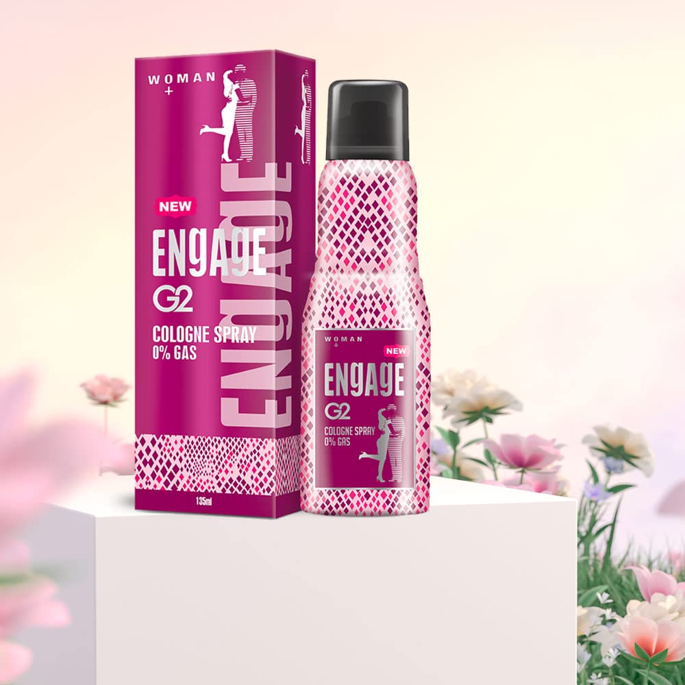 Engage Cologne G2 Perfume for Women - 4.5oz Long-Lasting Floral Fragrance | Perfect for Date Night, Office & Special Occasions