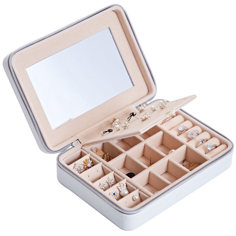 Multifunctional Jewelry Storage Box for Earrings, Rings & Necklaces - Perfect for Travel, Home Organization & Gift Giving