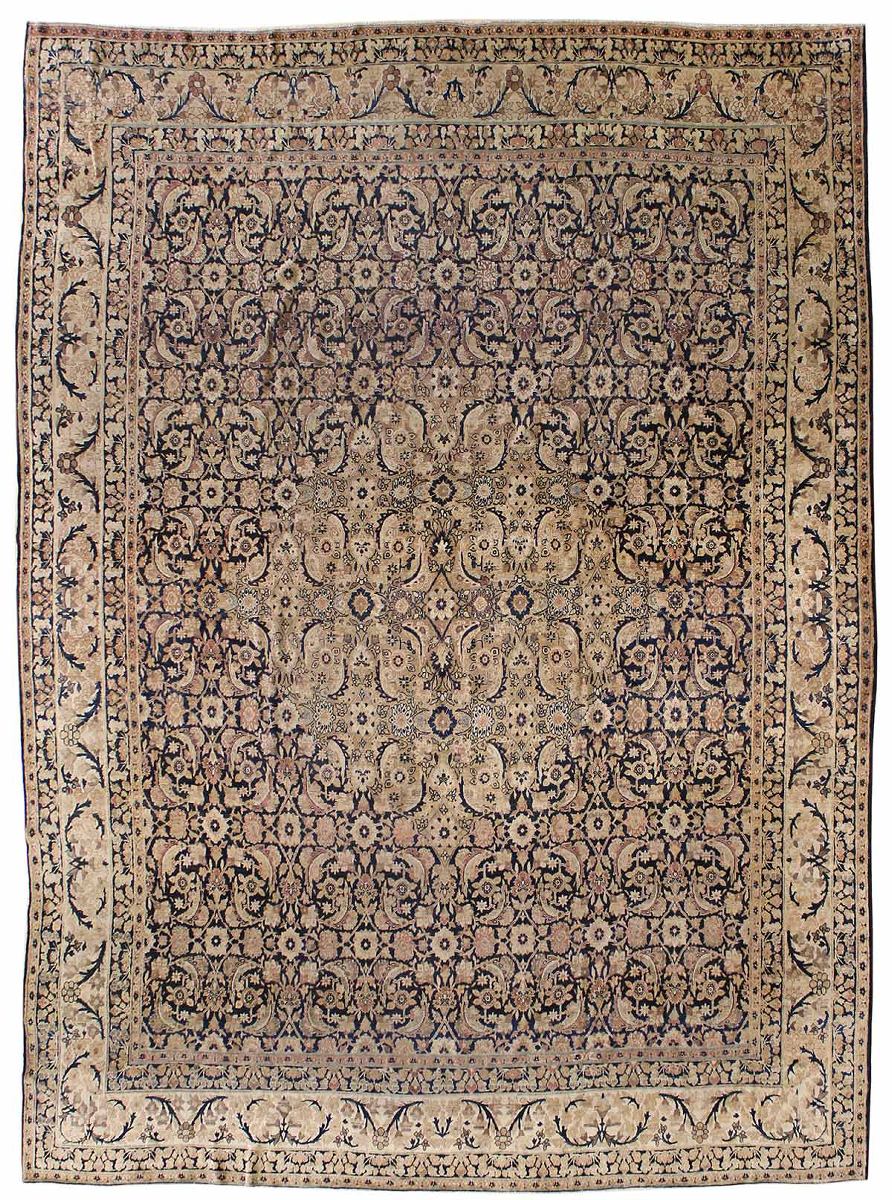 Antique Kerman Handwoven Traditional Persian Rug - Vintage Oriental Carpet JF5509 for Living Room, Bedroom & Home Decor