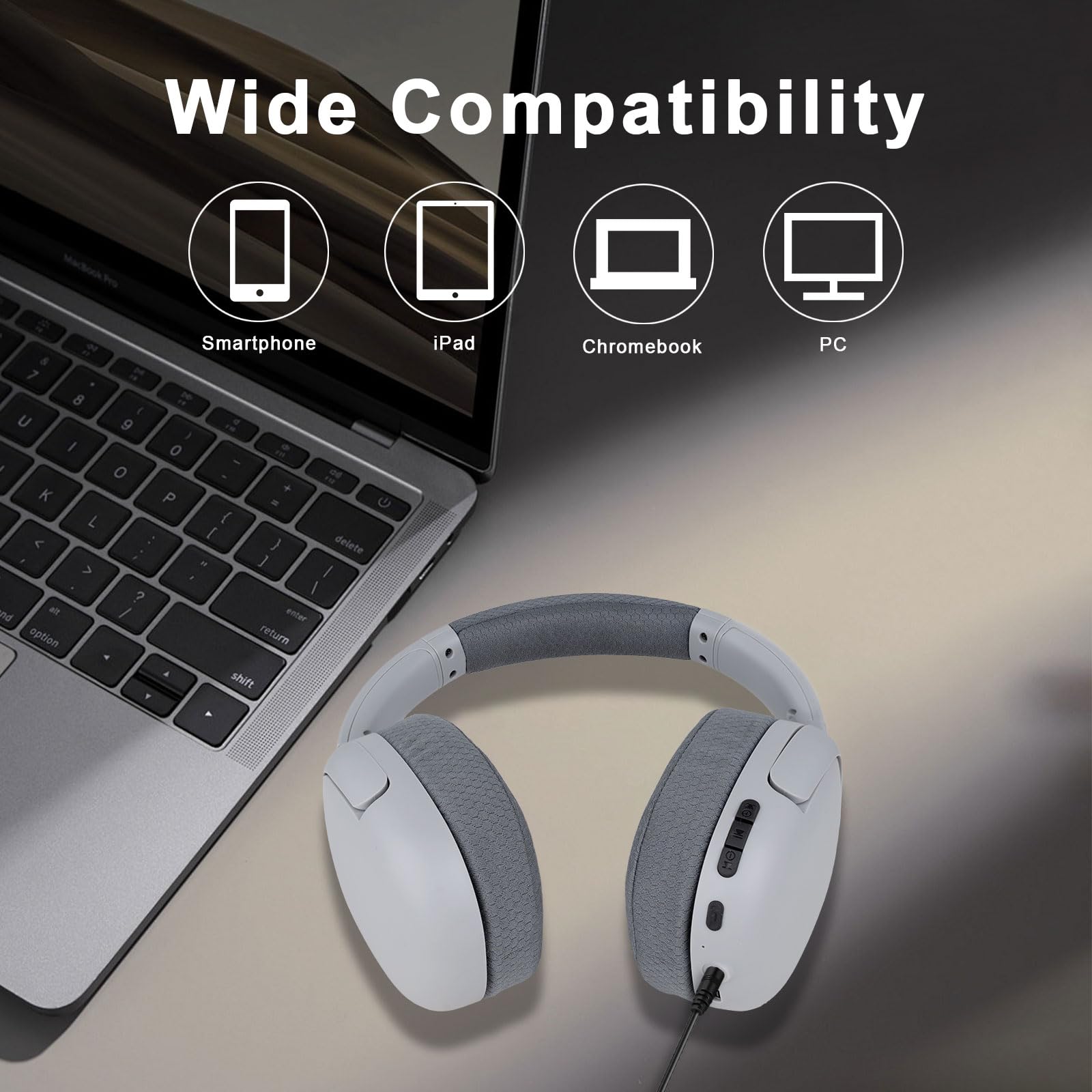 2 in 1 Bluetooth Speaker Headphones - 45H Playtime, HiFi Stereo Wireless Over Ear Headphones with Built-in Mic, FM Radio, SD/TF Card Slot, Lightweight Adjustable Design for Home, Travel, and Outdoor Activities - Perfect for Music Lovers, Gamers, and Phone Calls