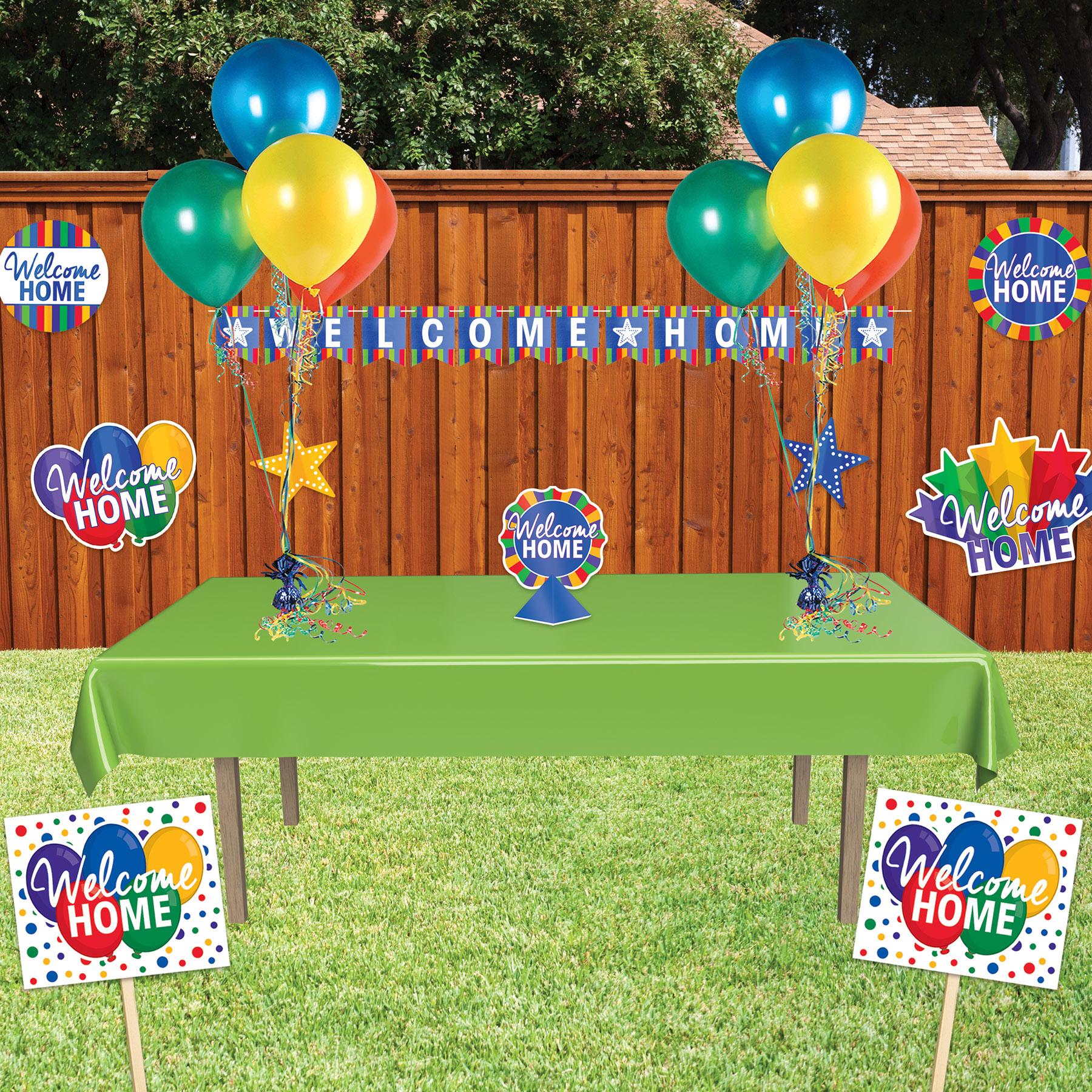 12 Pack Beistle 3D Foil Welcome Home Party Centerpieces - Perfect for Homecoming, Graduation & Birthday Decorations