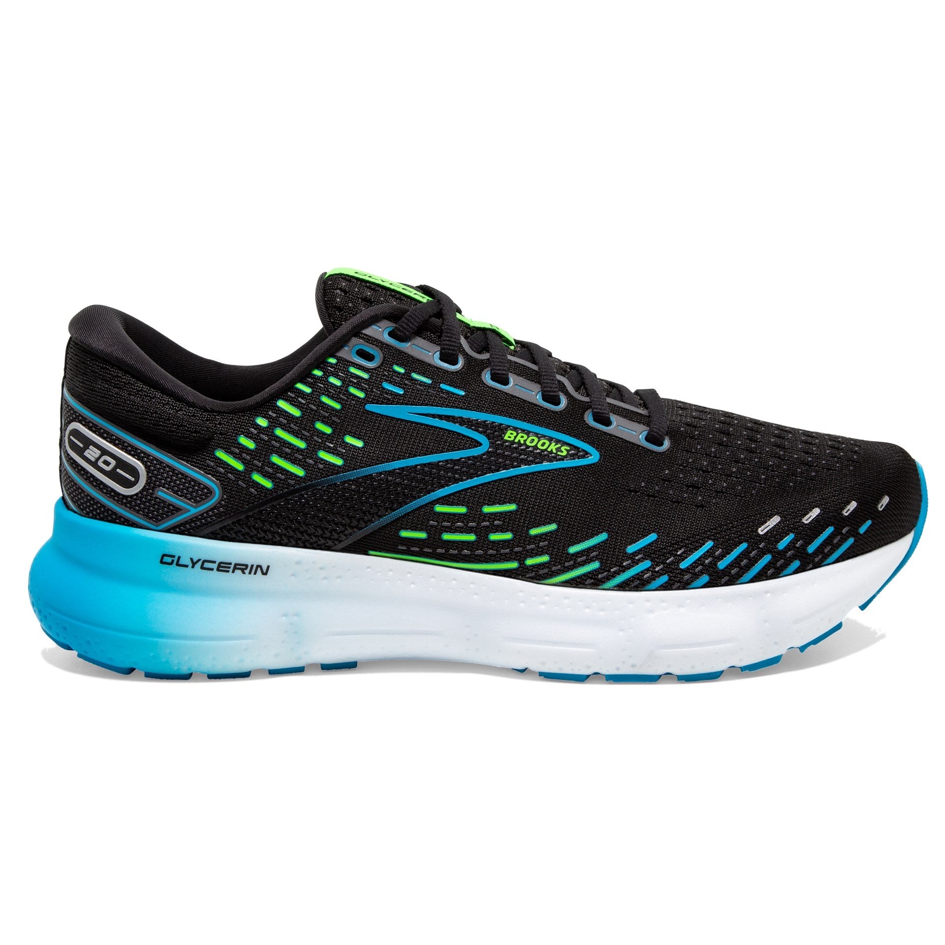 Men's Running Shoes Glycerin 20 - Lightweight Cushioned Sneakers for Jogging & Gym Workouts - Perfect for Marathon Training & Daily Fitness