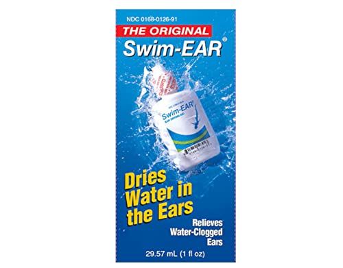 Swim-Ear Ear Drying Aid for Swimmers - 1 fl oz (Pack of 3) - Fast Drying Solution for Water in Ears After Swimming, Showering & Water Sports