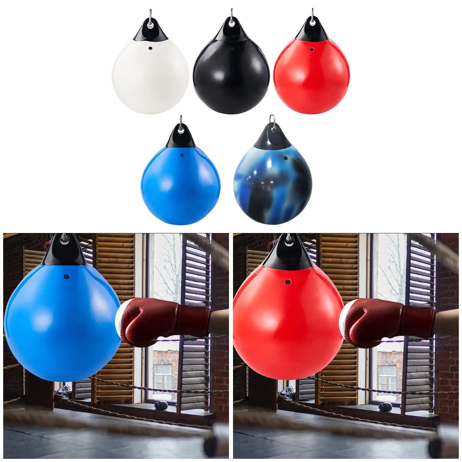 Heavy Duty Water Punching Bag - Water Resistant Hanging Boxing Bag for MMA, Muay Thai & Fitness Training - Perfect for Home Gym, Boxing Workouts & Stress Relief