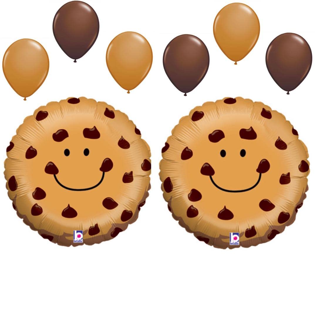 Sesame Street Cookie Monster Balloon Bouquet - 8pc Party Decor for Birthdays & Gifts