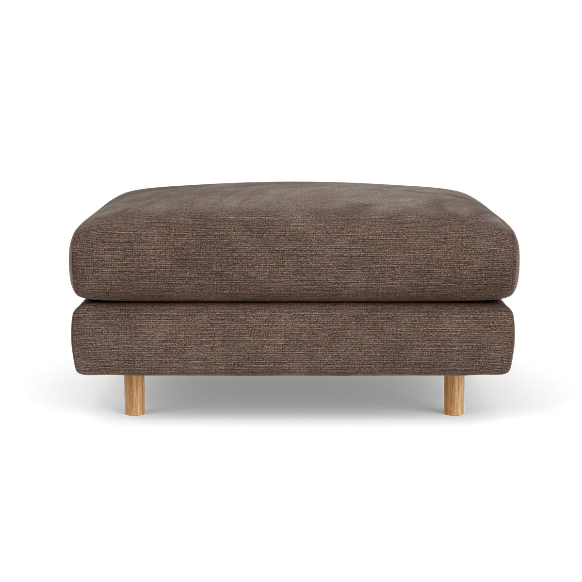 Dylan Fabric Ottoman - Soft and Stylish Footrest, Storage Bench, Living Room Accent Piece - Perfect for Small Spaces, Bedroom, or Lounge Area