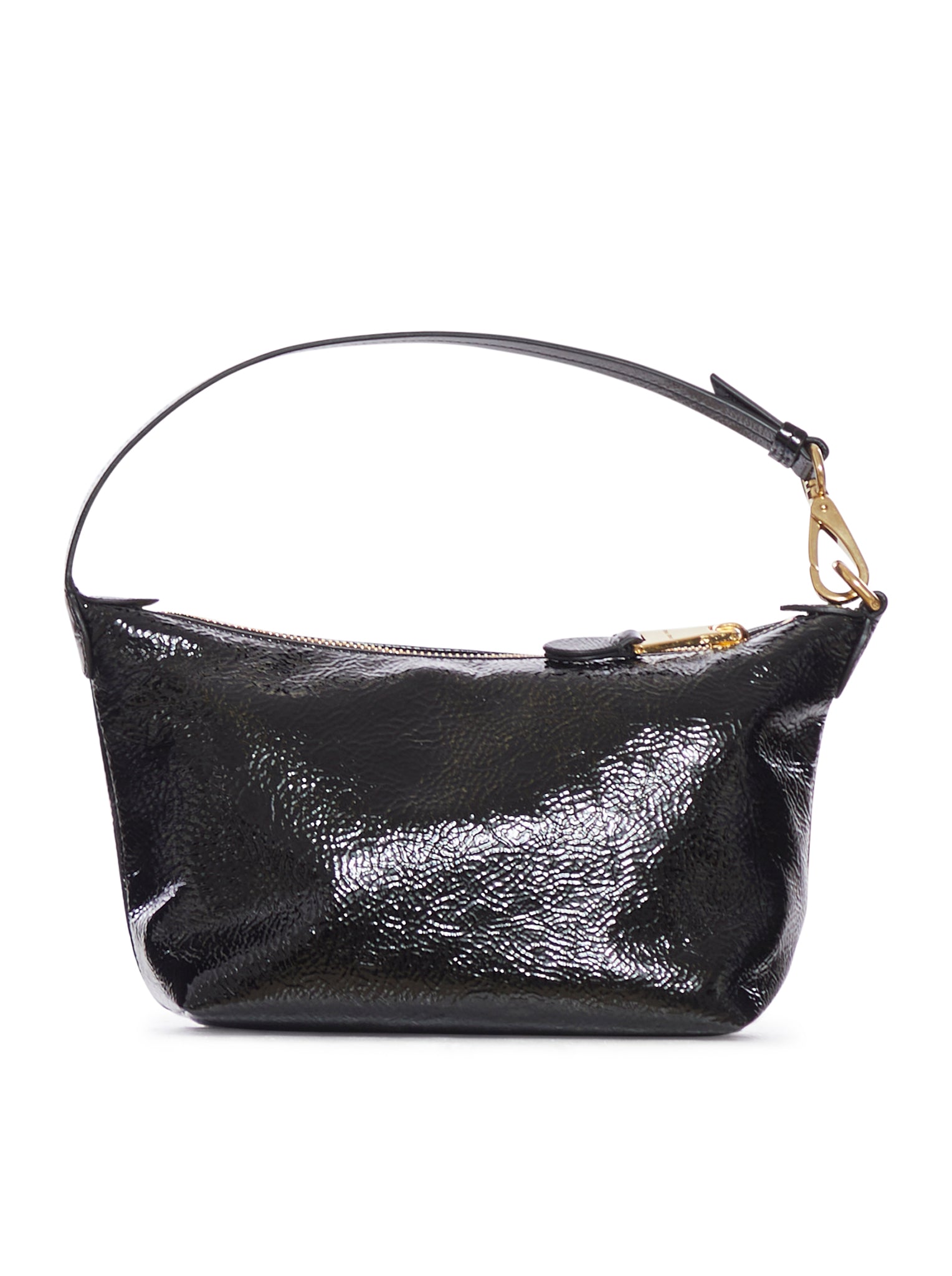 Miu Miu Logo Patent Leather Handbag for Women - Elegant Designer Purse for Work, Party & Evening Events