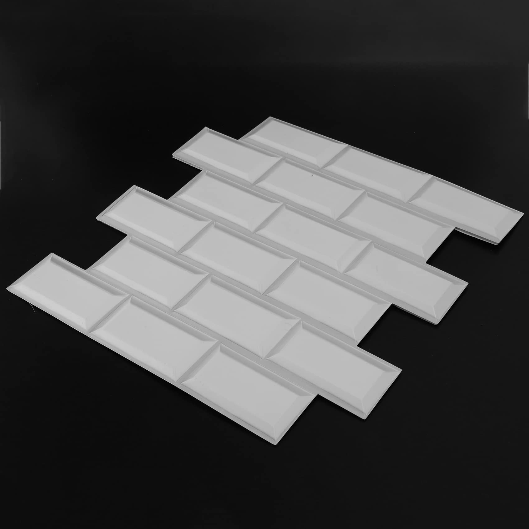 12Pcs 3D Brick Wall Stickers - Self-Adhesive Waterproof PVC Wallpaper for Bathroom & Kitchen - Oil-Proof Peel and Stick Tiles - DIY Home Decor for Bedroom, Living Room, Office & Commercial Spaces