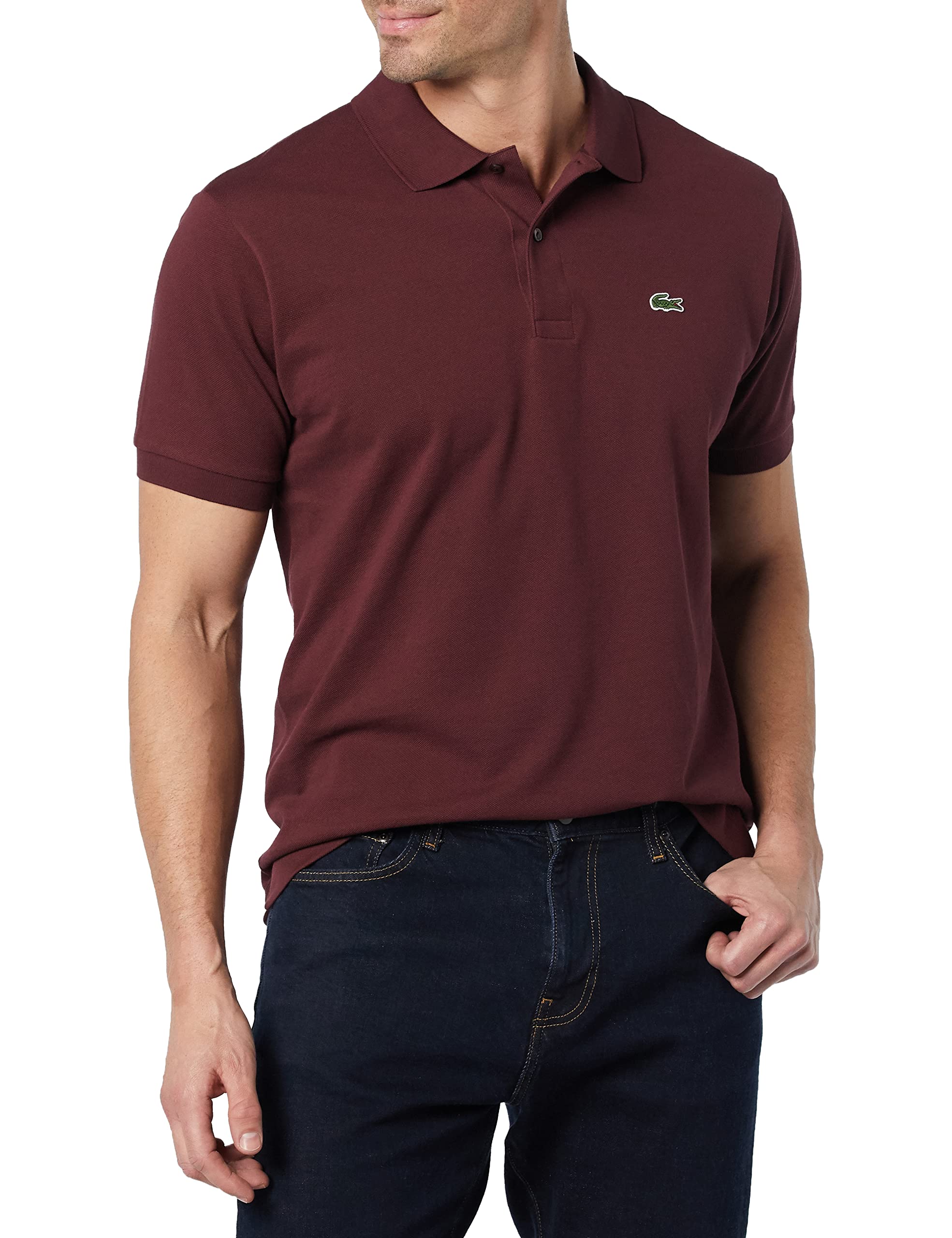 Lacoste Men's Legacy Short Sleeve L.12.12 Pique Polo Shirt - Classic Cotton Casual Wear for Golf, Tennis & Everyday Outfits