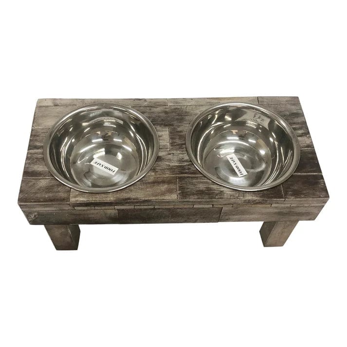 Rustic Reclaimed Wood Chicken Feeder - Farmhouse Country Kitchen Table for Dining Room, Farmhouse Decor, and Countryside Living