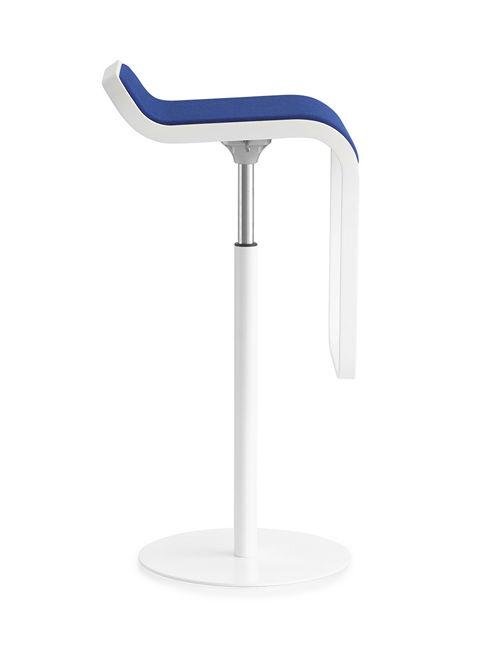 LEM Self-Returning Height Adjustable Stool by Lapalma - Ergonomic Office & Kitchen Stool for Home & Workspace