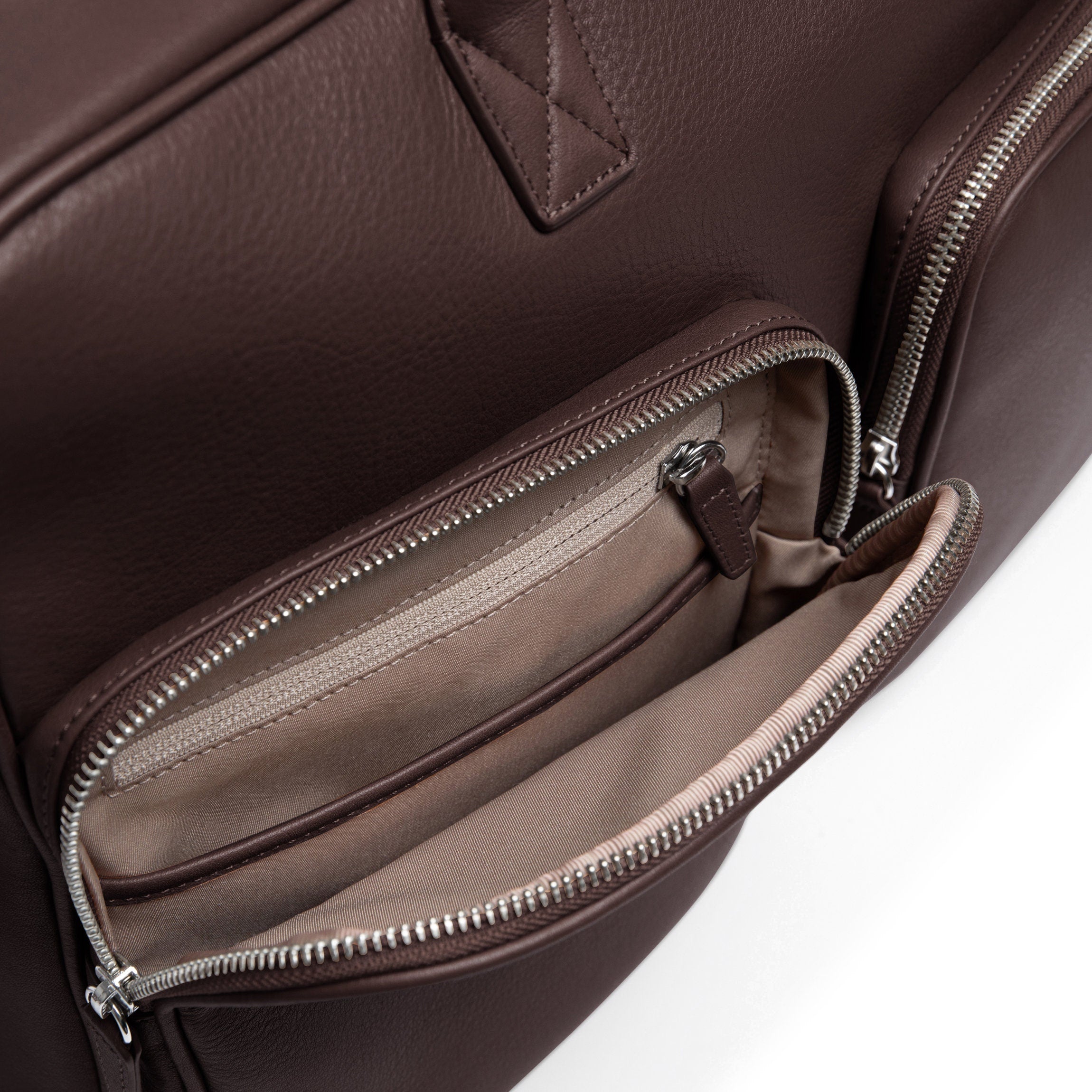 Warren Large Genuine Leather Briefcase for Men - Professional Business Laptop Bag with Adjustable Shoulder Strap - Perfect for Office, Travel & Commuting (Brown)