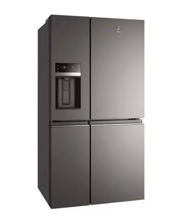 Electrolux EQE6879A B 585L UltimateTaste 900 French Door Refrigerator - Large Capacity Stainless Steel Smart Fridge for Modern Kitchen & Entertaining