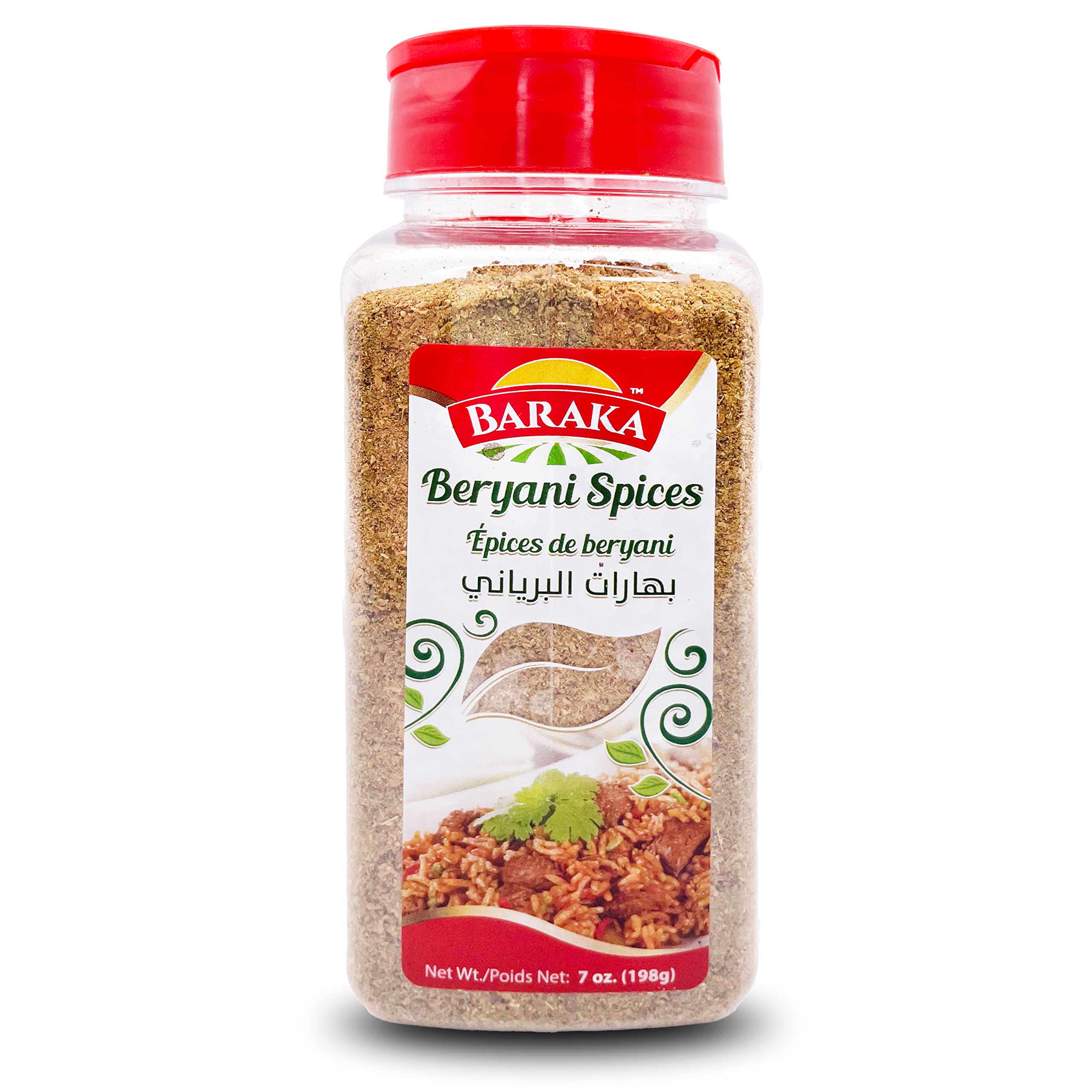 Baraka Biryani Spice Seasoning Mix | Authentic Indian & Mediterranean Spice Blend for Rice, Masala, Curries, Sauces & Marinades | No Salt, No Additives, No MSG | Perfect for Home Cooking, Meal Prep & Gourmet Dishes (8oz)