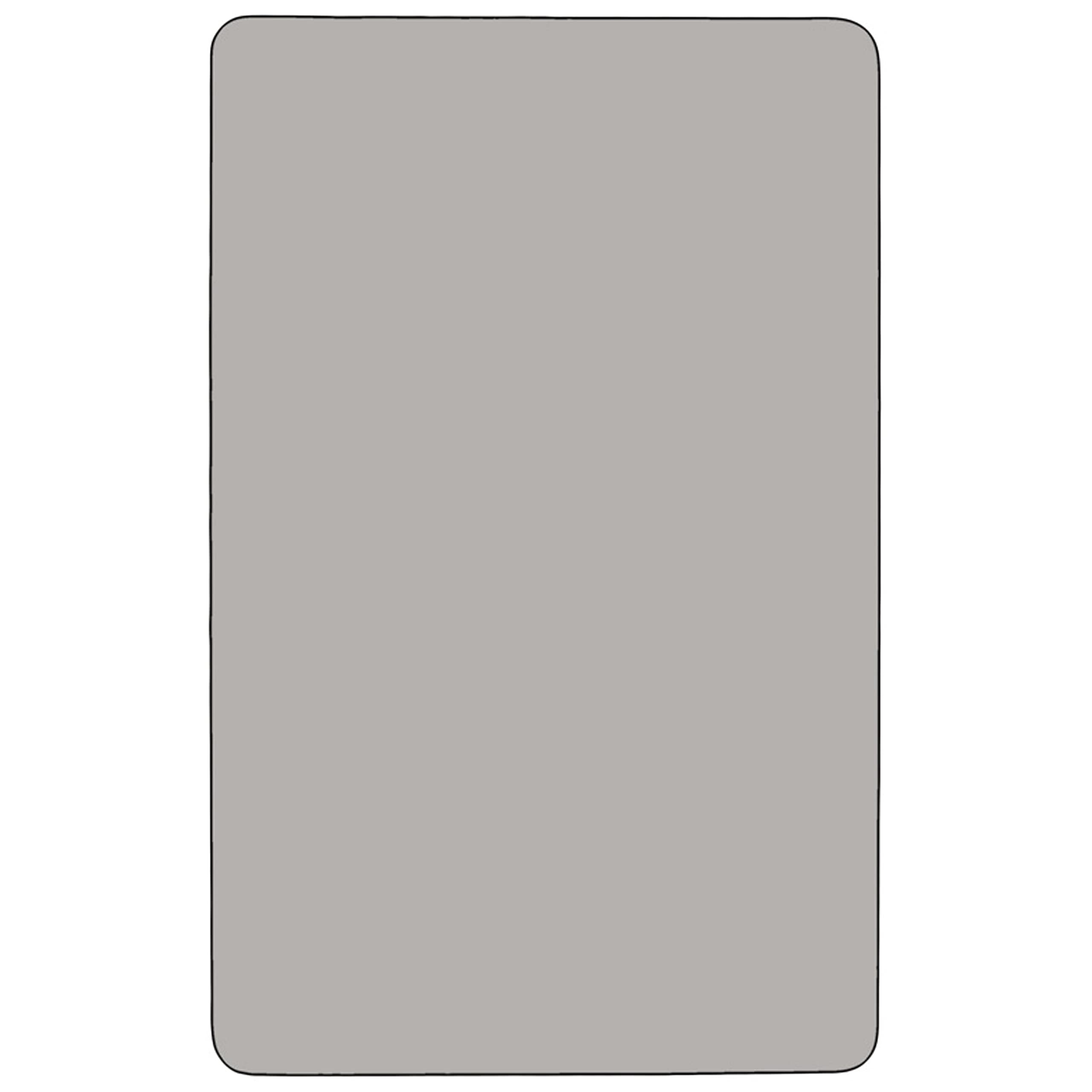EMMA + OLIVER 24x48 Inch Adjustable Height Activity Table - Grey High Pressure Laminate Top for Kids, Classrooms & Home Learning (Perfect for Arts, Crafts & Study)