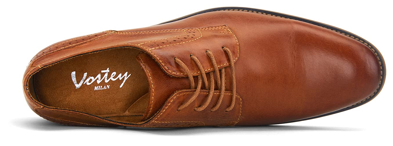 Vostey Men's Oxford Dress Shoes - Classic Business Formal Derby Shoes for Office, Wedding & Special Occasions