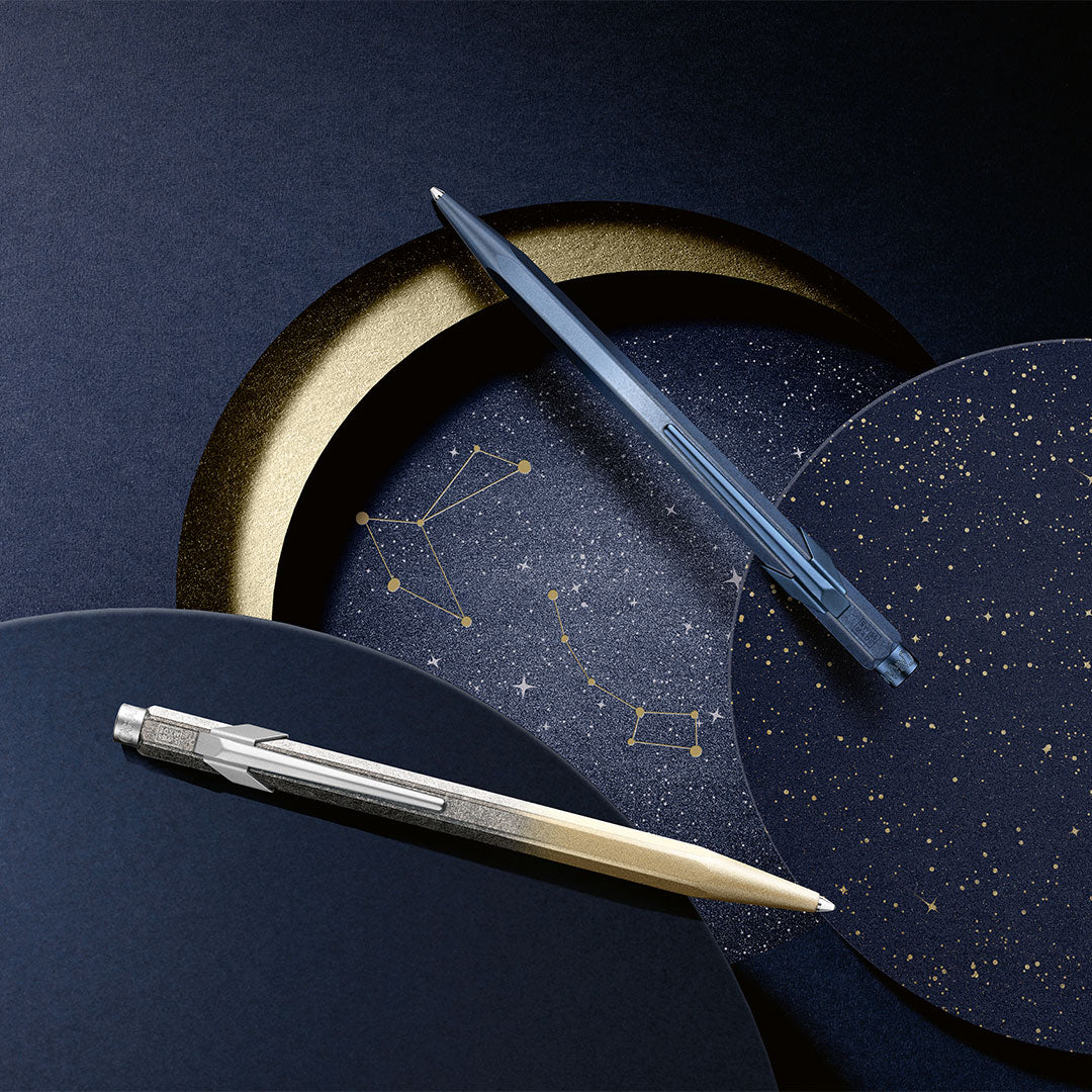 Premium Caran d'Ache 849 Ballpoint Pen - Cosmic Blue Luxury Writing Instrument for Professionals & Students | Perfect for Office, School & Gift Giving