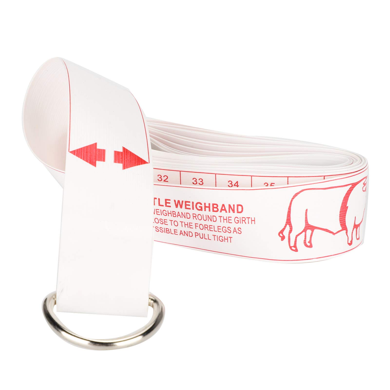 Liyeeo Livestock Measuring Tape - Accurate Cattle Measurement Tool for Small to Medium Cattle - Perfect for Farmers, Ranchers, and Veterinary Use