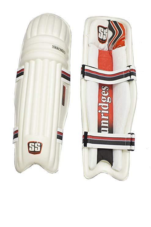 SS Aerolite Moulded Cricket Batting Leg Guards - Lightweight Protective Gear for Cricket Players - Perfect for Practice & Match Play