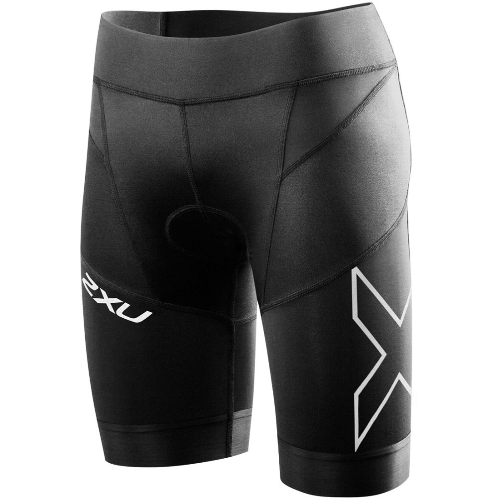 2XU Women's Elite Compression Tri Shorts - High-Performance Triathlon Shorts for Women with Moisture-Wicking & Muscle Support - Ideal for Cycling, Running & Swimming Workouts