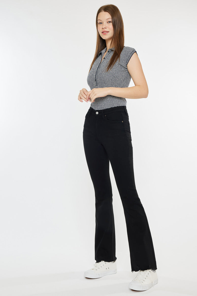 Brady Essentials High Rise Bootcut Jeans for Women - Stretchy Denim Pants with Flattering Fit - Perfect for Casual Wear, Office & Night Out