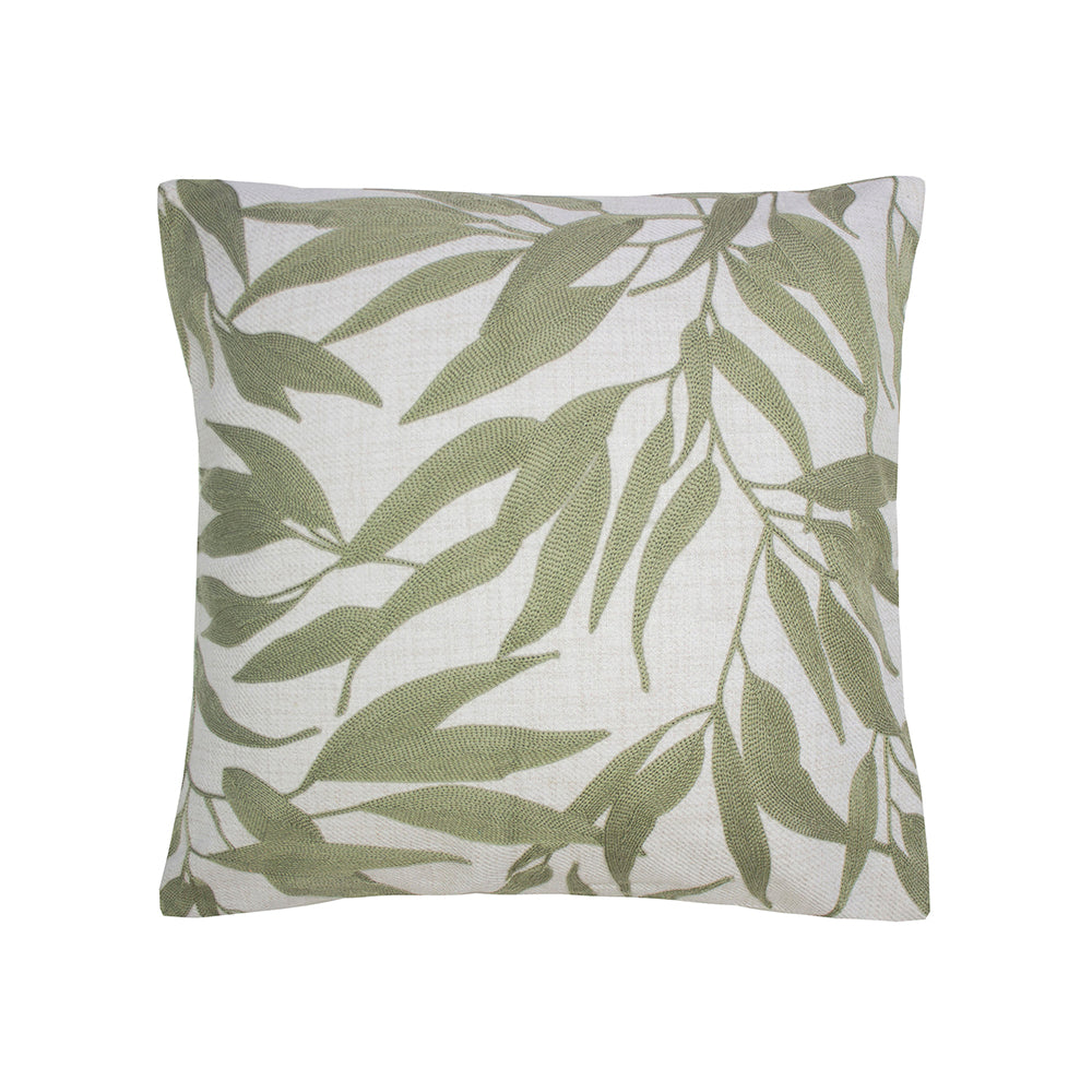 Ironbark SAGE Decorative Throw Pillow Cover 45x45cm by Bambury - Soft Cotton Cushion for Sofa, Bed, Living Room & Home Decor