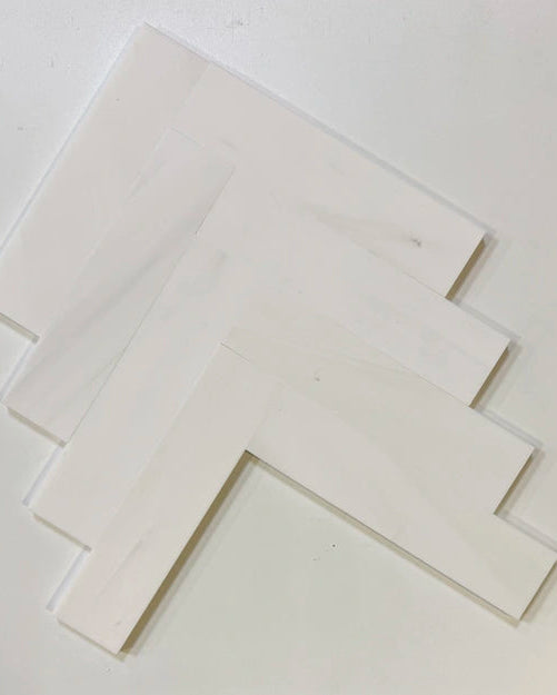 Premium Bianco Dolomite 2x8 Subway Tile - Polished or Honed Finish for Kitchen Backsplash & Bathroom Walls | Natural Stone Wall Tile for Modern Home Renovation