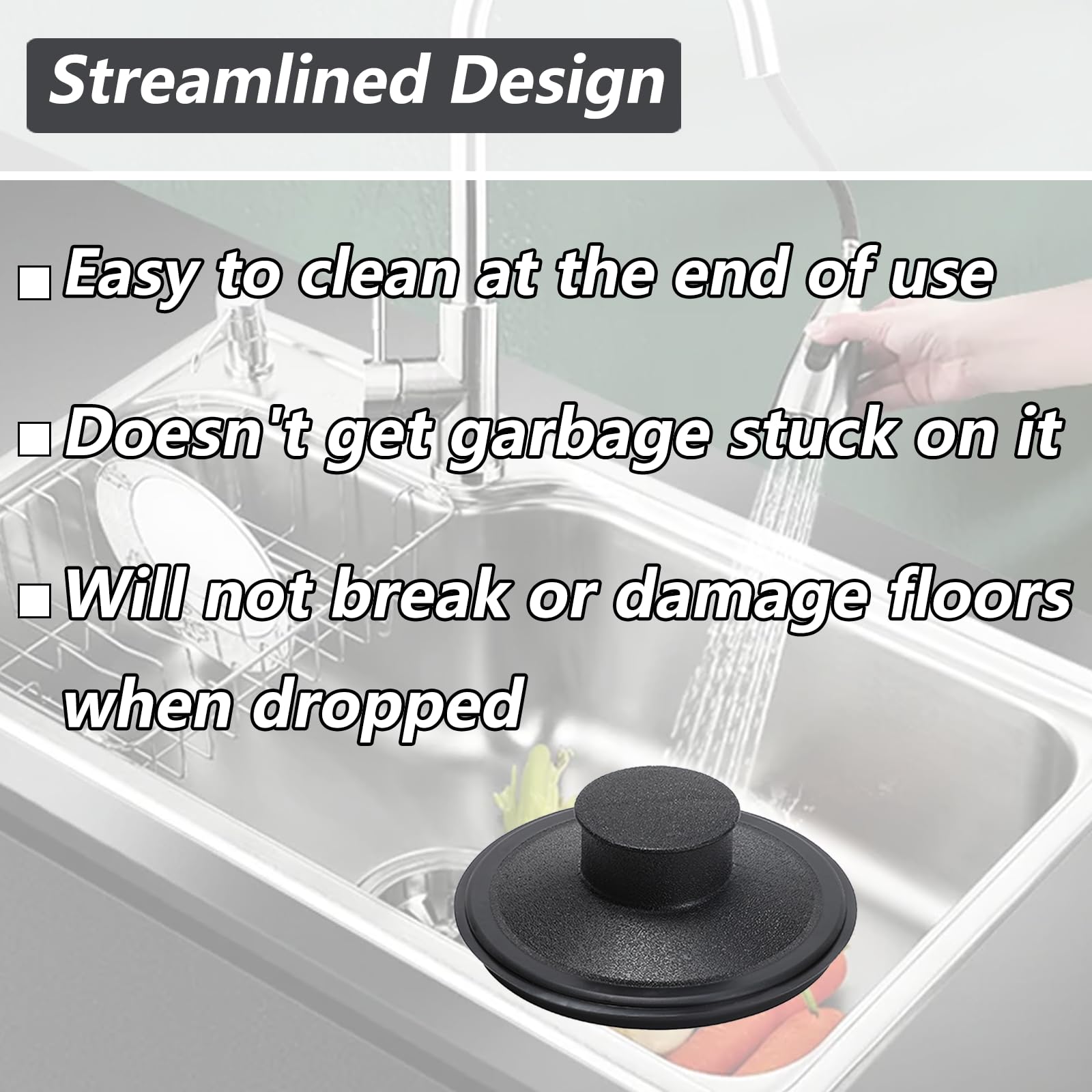 Exact Replacement Sink Stopper for InSinkErator STP-PL/STPPL - Universal 3.5