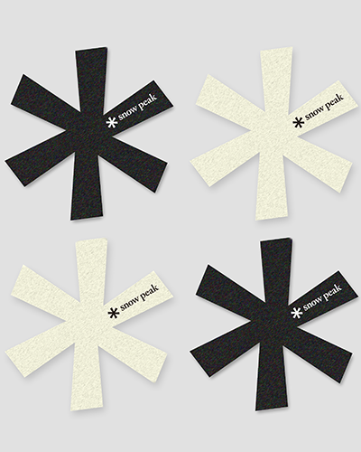 Asterisk Coaster Set of 4 - Non-Slip Drink Coasters for Coffee Table, Bar, and Home Decor - Perfect for Protecting Furniture from Water Rings and Stains