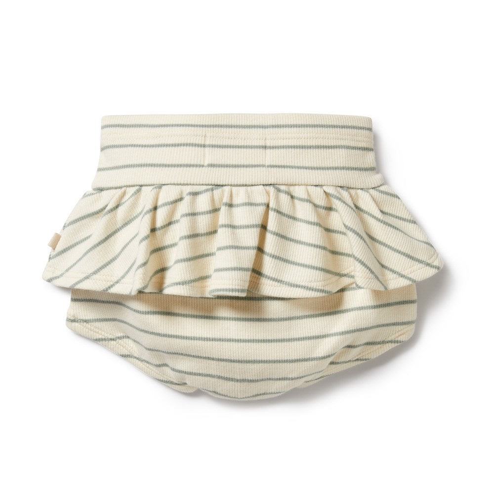 Petit Sage Organic Ruffle Diaper Pants - Soft & Breathable Baby Cloth Diapers for Newborns & Infants | Perfect for Daycare, Travel & Home Use