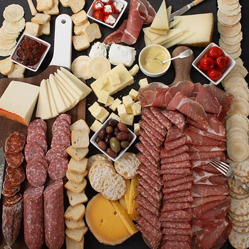 igourmet Game Day Celebration Pack: Premium Gourmet Meat & Cheese Assortment with Imported Cheeses, Cured Meats, Olives, Salsa & Crackers - Perfect for Football Parties, Tailgating & Holiday Entertaining