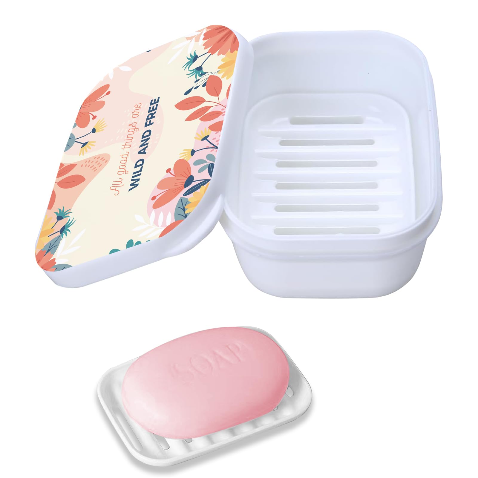 Portable Travel Soap Holder - Leak-Proof & Compact Soap Dish for Bar Soap - Ideal for Camping, Gym, Hotel & Outdoor Travel Accessories