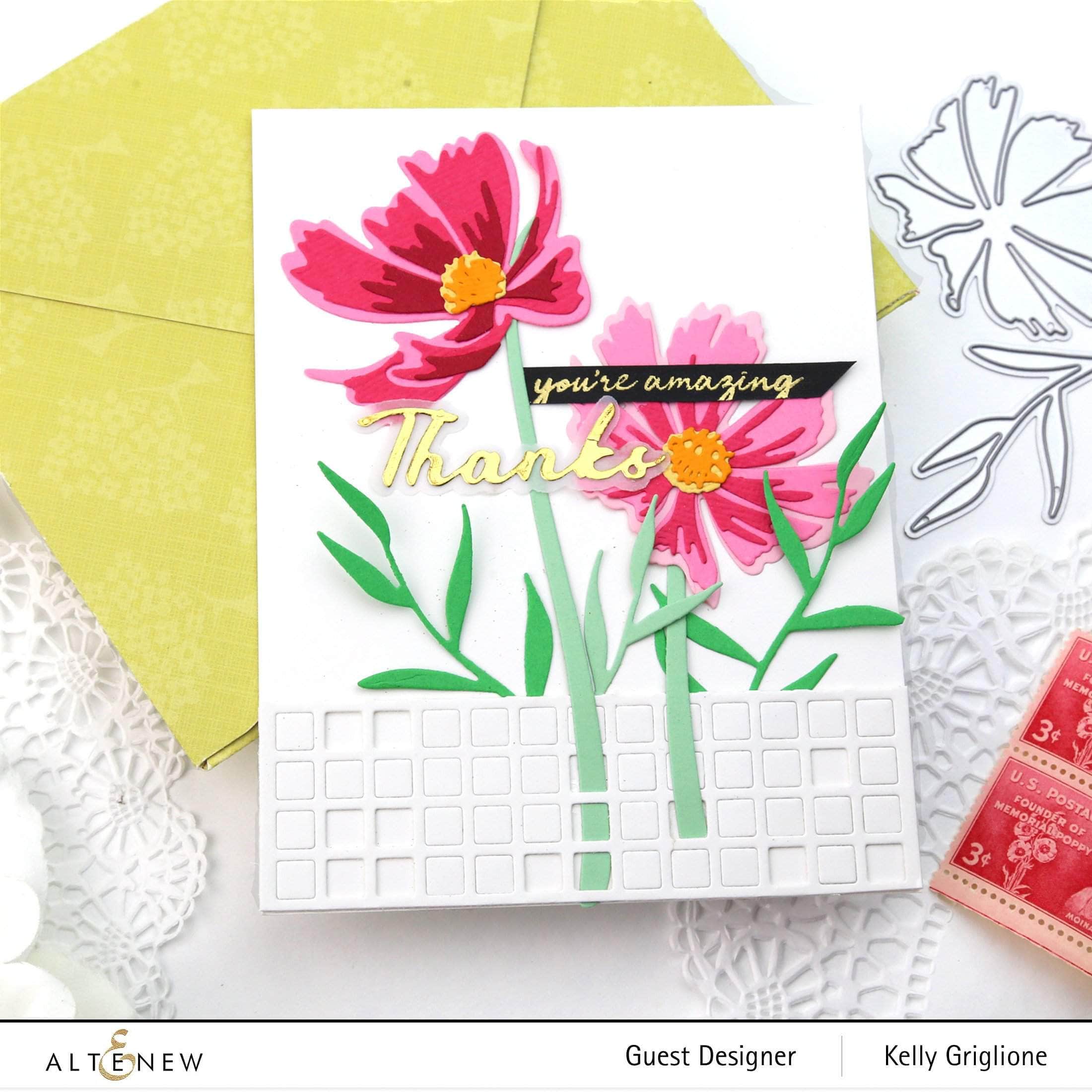 Craft A Flower: Cosmos Layering Die Set for DIY Scrapbooking, Card Making & Paper Crafts – Perfect for Handmade Greeting Cards, Wedding Invitations & Home Decor