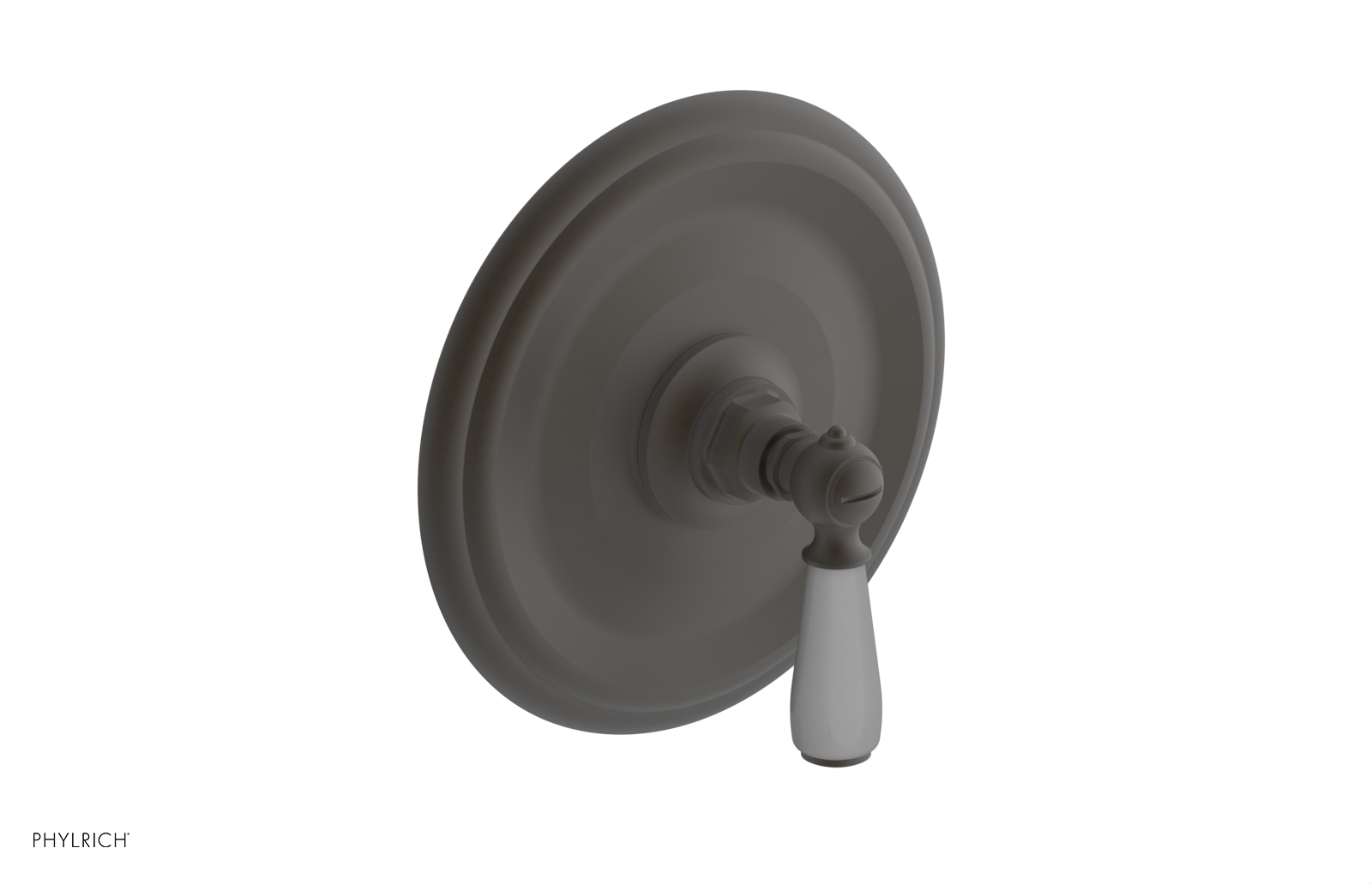 Jamestown Pressure Balance Shower Plate & Handle Trim with Grey Accents - 4