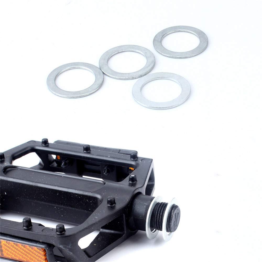 4Pcs Mountain Bike Pedal Gasket Set - Durable Folding Bike Pedal Accessories for Cycling & Commuting - Perfect for Mountain Biking, Road Cycling & Daily Commute