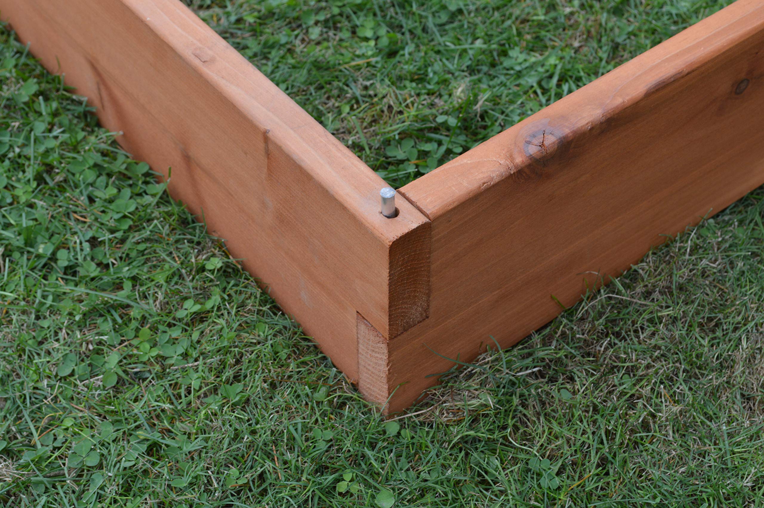 Premium Red Cedar Wood Raised Garden Bed - 5.5