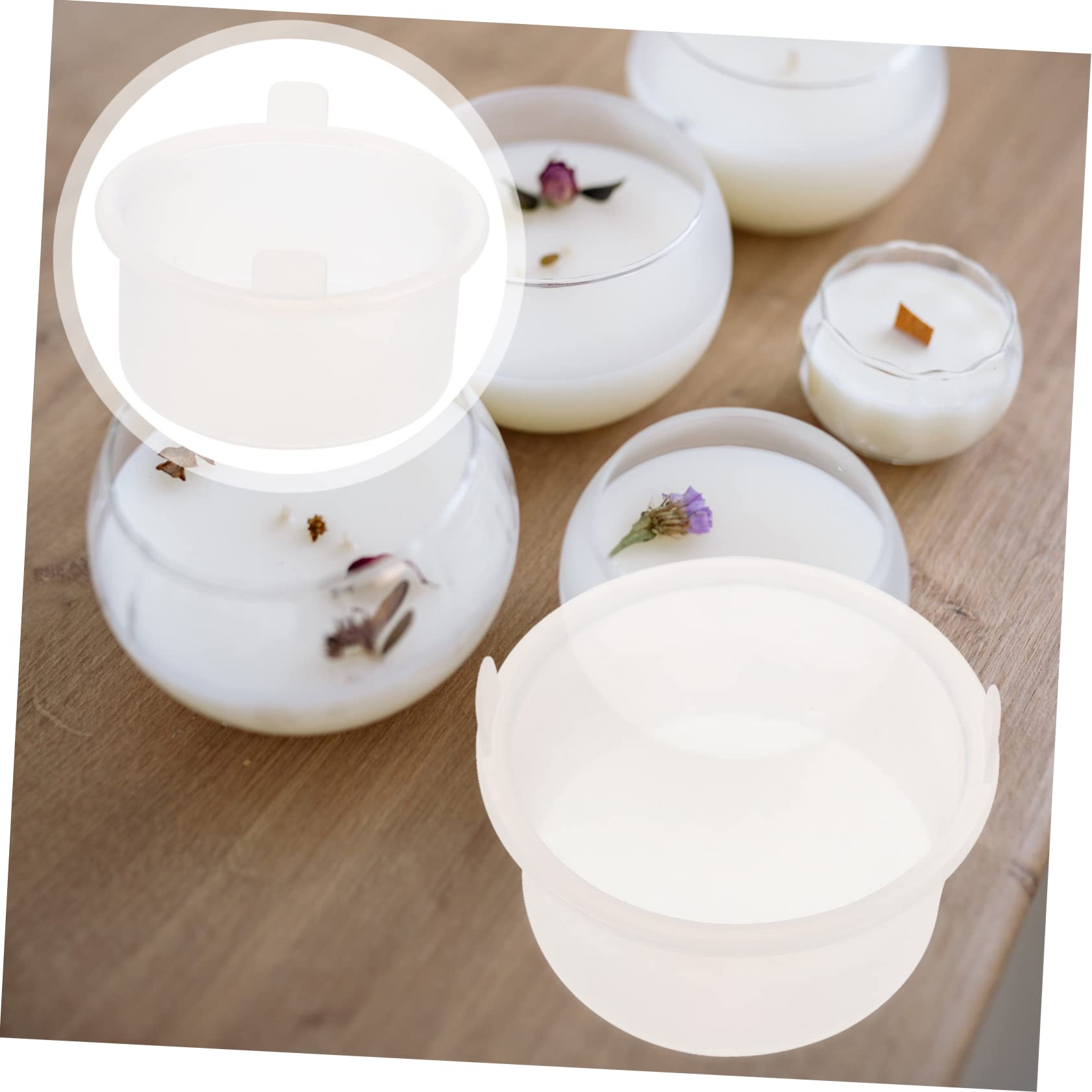 Minkissy 1pc Silicone Wax Melter Bowl - Mini Wax Warmer Pot for Hair Removal, Waxing Kit with Wax Burner Liners - Perfect for Home Spa, Salon, and DIY Beauty Treatments