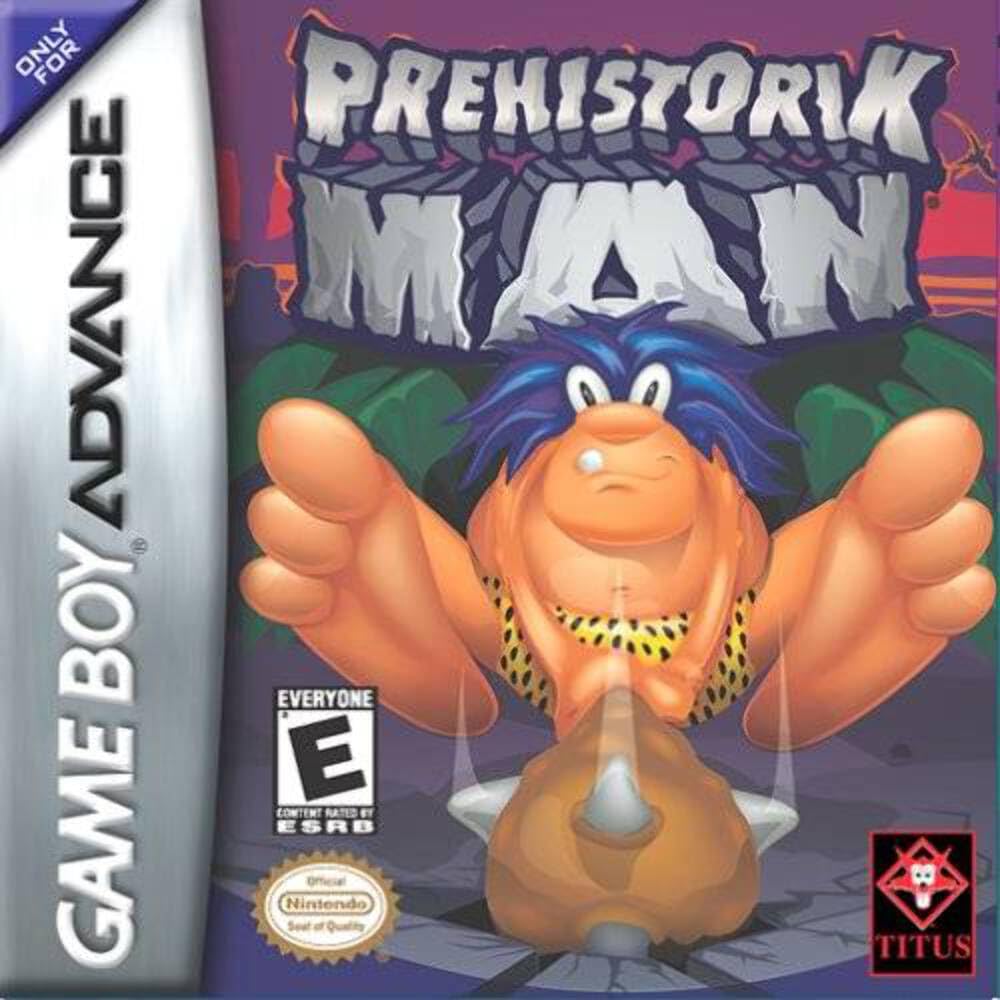 Prehistorik Man Game for Game Boy Advance - Classic Retro Action Adventure Game for Kids & Adults - Perfect for Travel, Gifts & Nostalgic Gaming