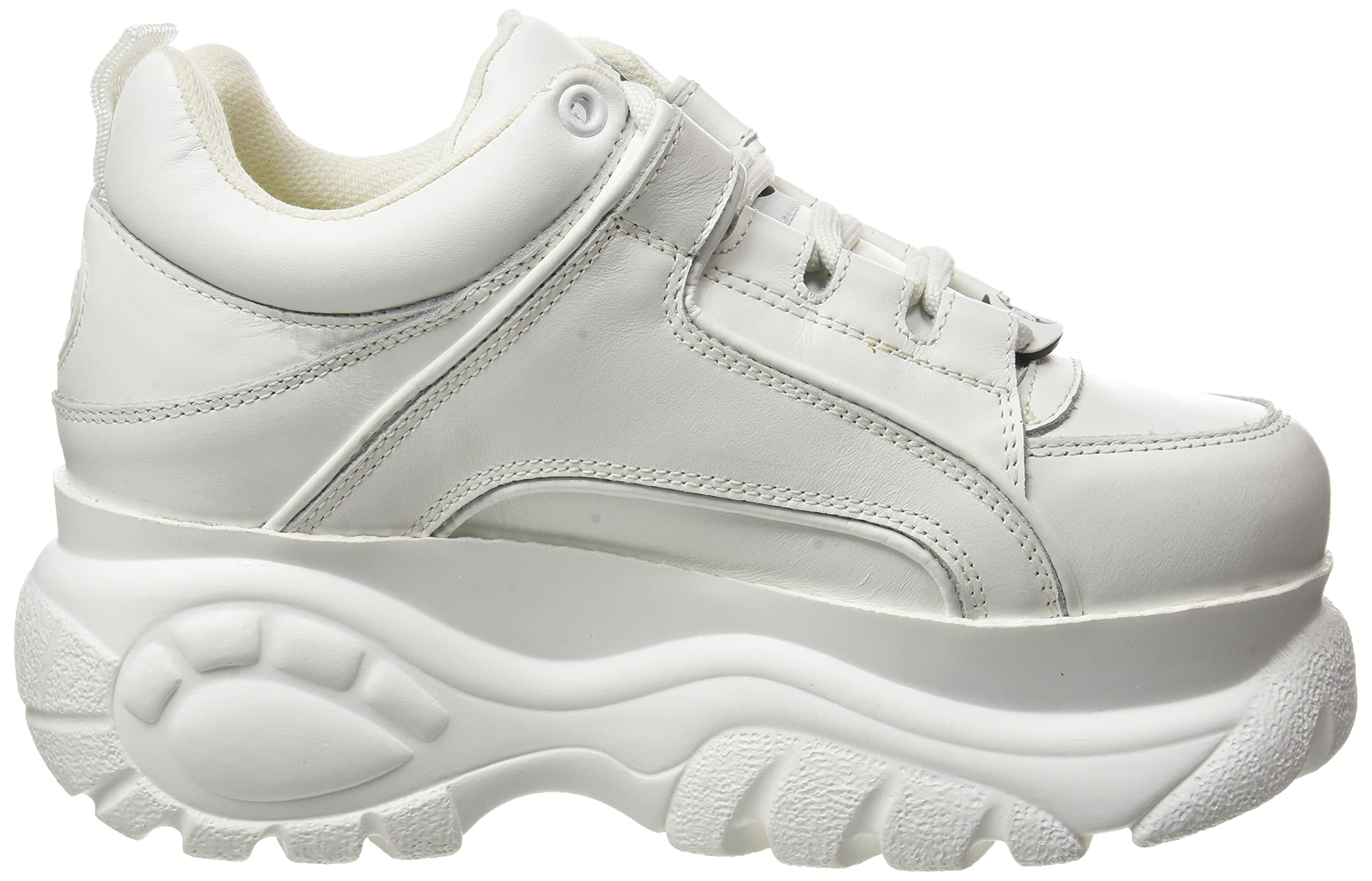 Buffalo London 1339-14 2.0 V Women's Platform Sneakers in White - Size 6 US | Comfortable & Stylish Casual Shoes for Everyday Wear, Walking & Fashion Outfits