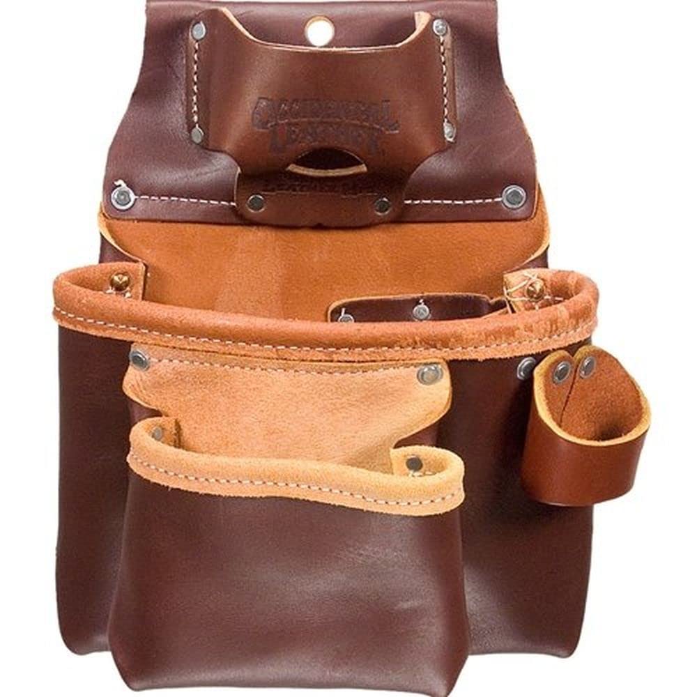 Occidental Leather 5018 Professional 2-Pouch Tool Bag - Durable Construction for Electricians, Carpenters & Contractors - Perfect for Job Sites & DIY Projects