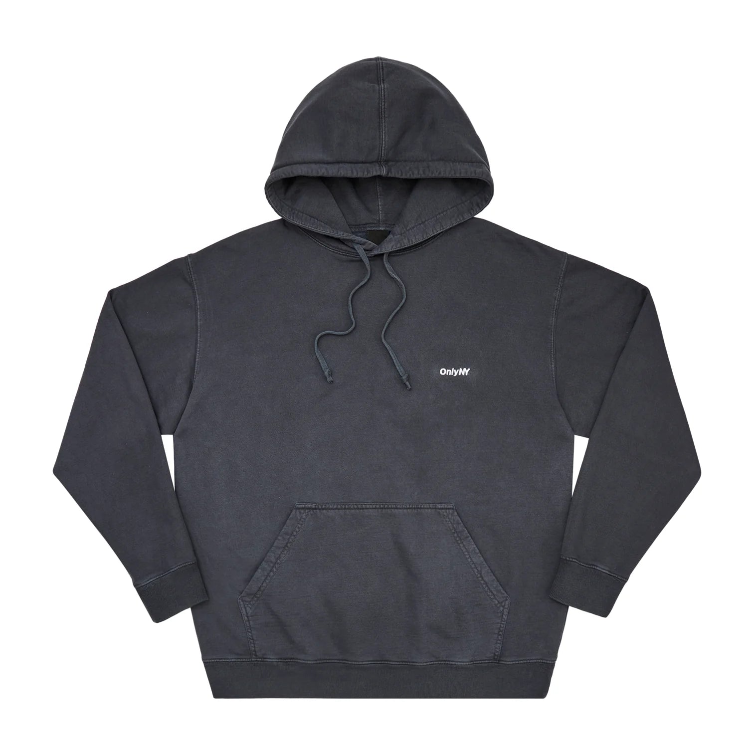 Only NY Core Logo Hoodie - Vintage Black Pullover Sweatshirt for Men & Women | Streetwear Fashion, Casual Wear, Gym & Lounge Outfit